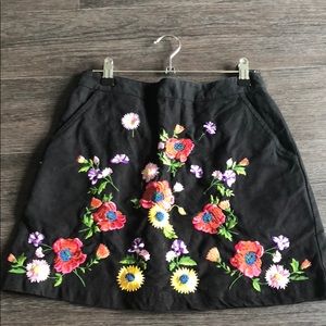 TopShop floral skirt